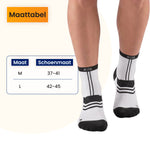 R2B Sport Compressiesokken Dames/Heren - Wit/Zwart