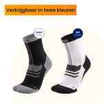 R2B Sport Compressiesokken Dames/Heren - Wit/Zwart