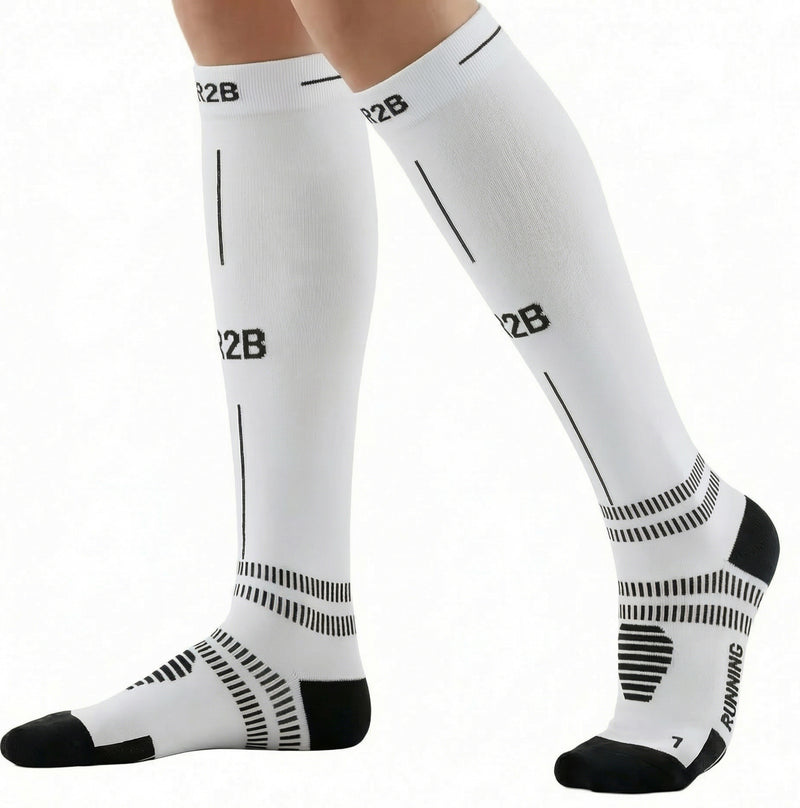 compressiesokken wit