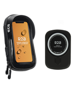 R2B Telefoonhouder Fiets, Motor, Scooter + Magsafe Powerbank - Waterdicht & Compact - Zwart