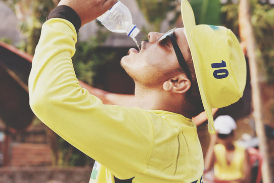 drinken tijdens hardlopen