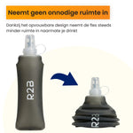 drinkflesje hardlopen die geamkkelijk opgevouwen kan worden