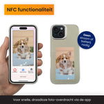 e ink phone case iphone 15 grijs waarvoor geen stroom nodig is