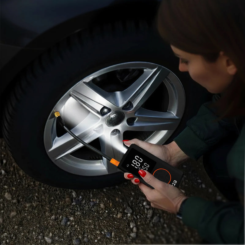 elektrische pomp die gebruikt wordt voor een autoband