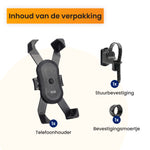 R2B Telefoonhouder Fiets en Scooter met 360° Rotatie - Telefoonhouder fiets