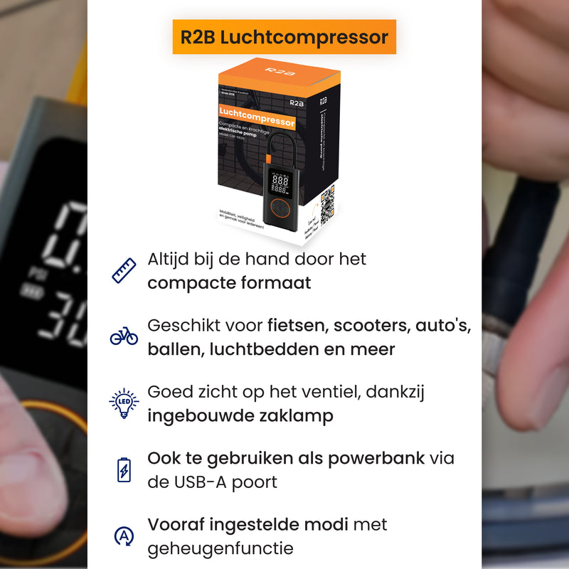 fietsband compressor details