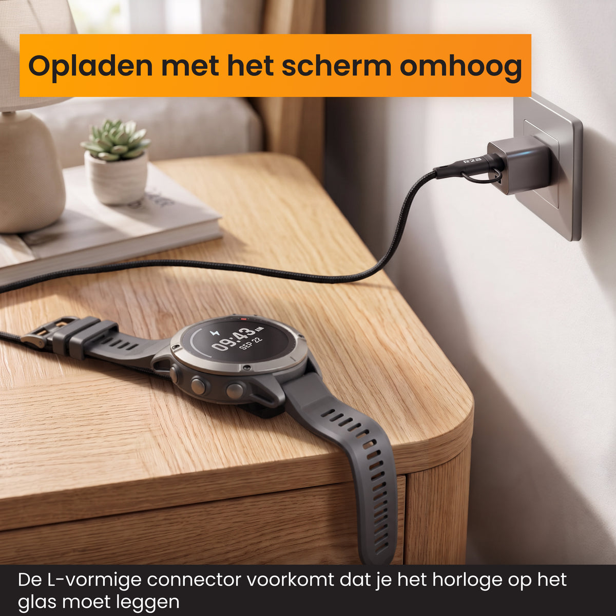 R2B Garmin Oplaadkabel 2 Meter - USB-A & USB-C