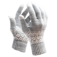handschoenen voor touchscreen grijs