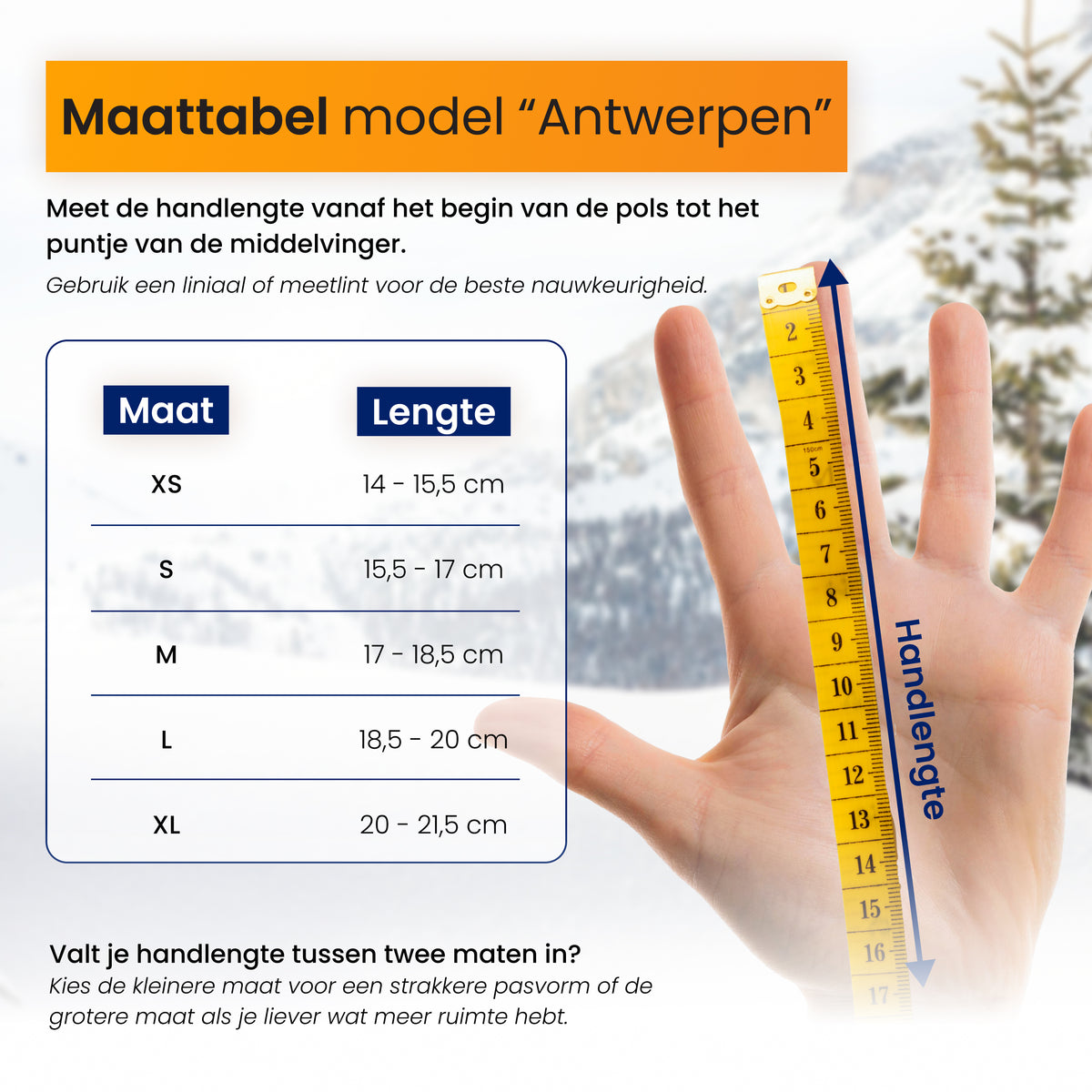 R2B Touchscreen Gloves Men/Women - Model Antwerpen - See size chart