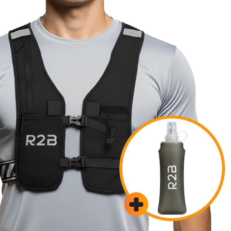 hardloopvest met drinkfles