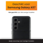 Zwart Samsung A57 Hoesje 