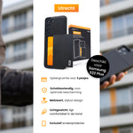 Details van Samsung S22 Plus smartphone cover met pasjeshouder