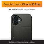 Zwart iPhone 16 plus Hoesje 