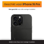 Zwart iPhone 16 Pro Hoesje 