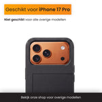 R2B iPhone 17 Pro Case with Card Holder - Screen Protector - 3 Cards - Sturdy &amp; Protective - Black