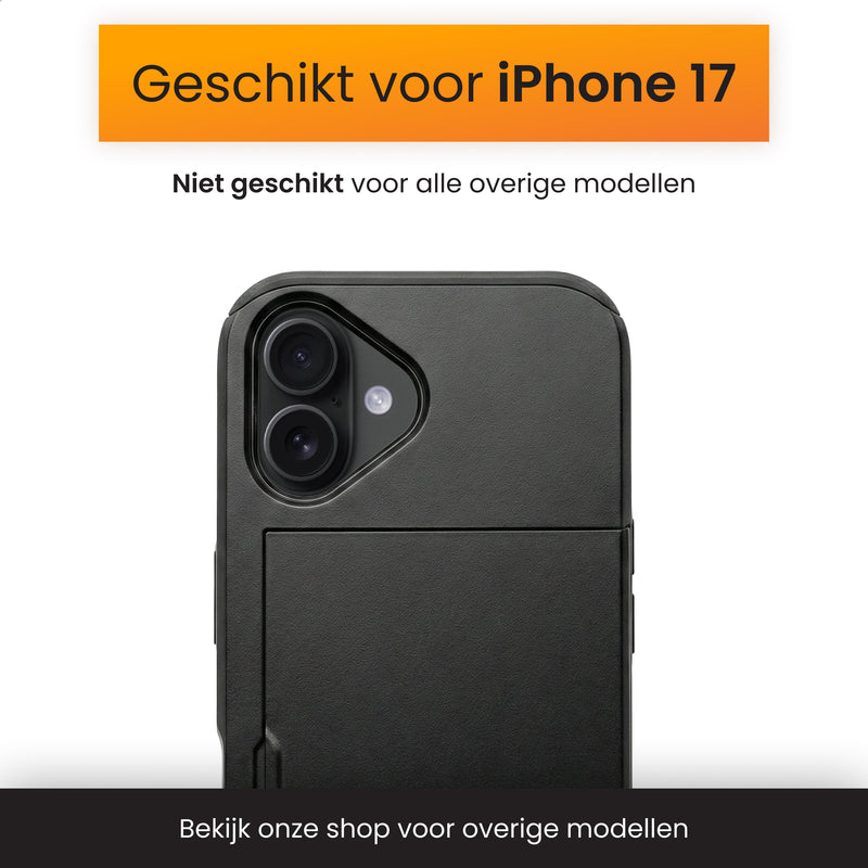 Zwart iPhone 17 Hoesje 