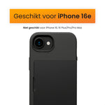 Zwart iPhone 16e Hoesje