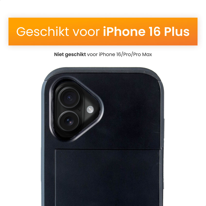 Zwart iPhone 16 Plus Hoesje
