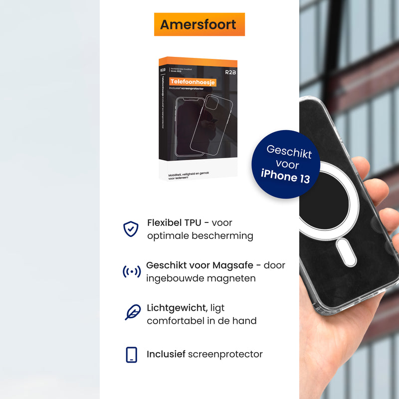 Details van hoesje magsafe voor de iPhone 13