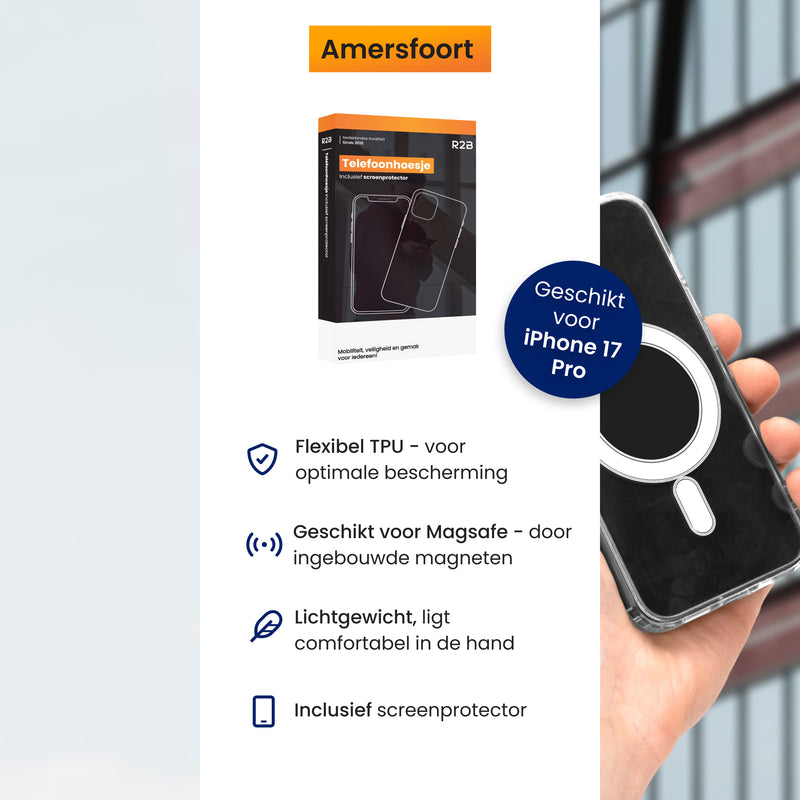 Details van hoesje magsafe voor de iPhone 17 pro