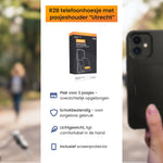 Details van iPhone 12 smartphone cover met pasjeshouder