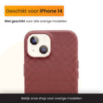 R2B iPhone 14 hoesje met MagSafe - Incl. Screenprotector - Roodbruin