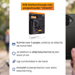 Details van iPhone 17 smartphone cover met pasjeshouder