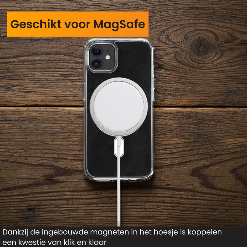 iPhone 11 hoes magsafe met ingebouwde magneten