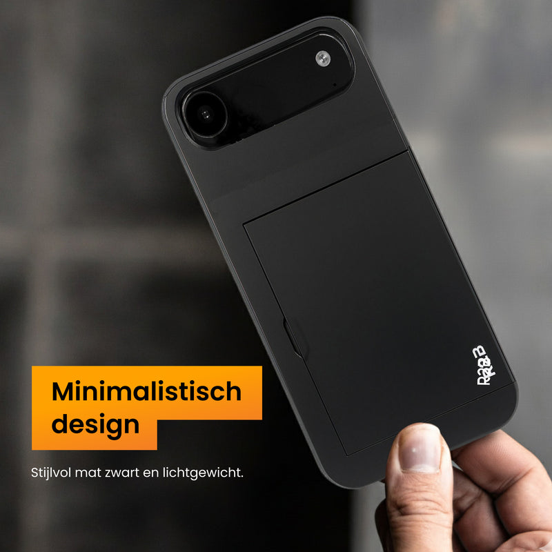 iPhone 17 Air hoesje zwart achterkant