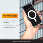 Een transparant iphone 17 air hoesje gemaakt van TPU materiaal