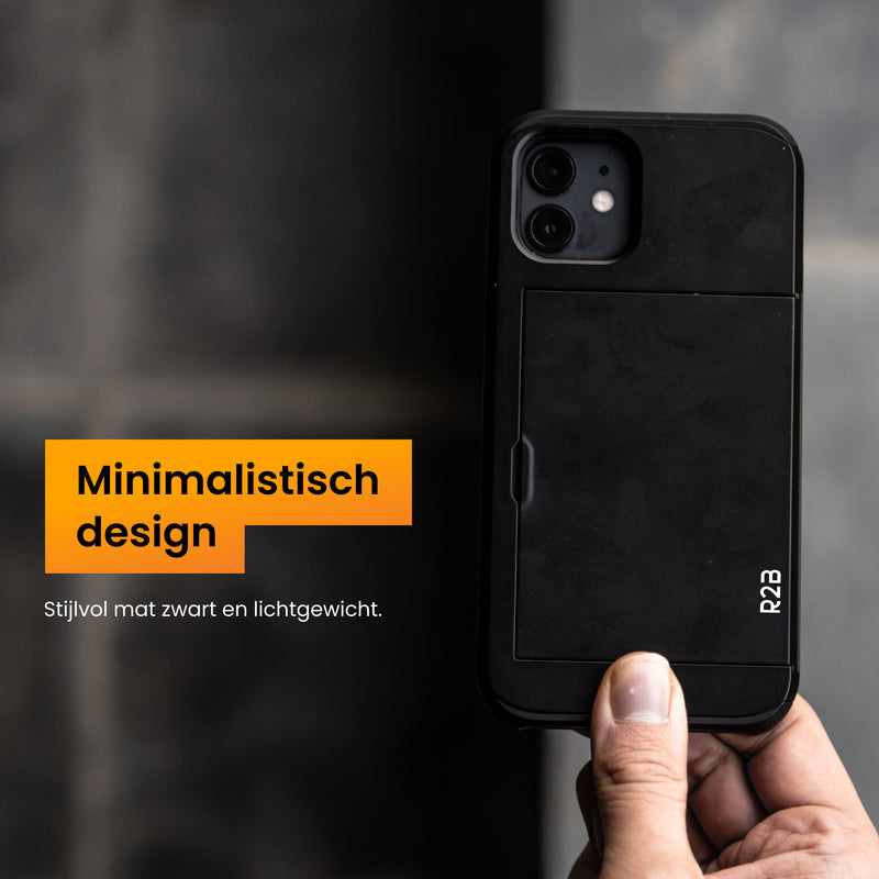 iPhone 17 hoesje zwart achterkant