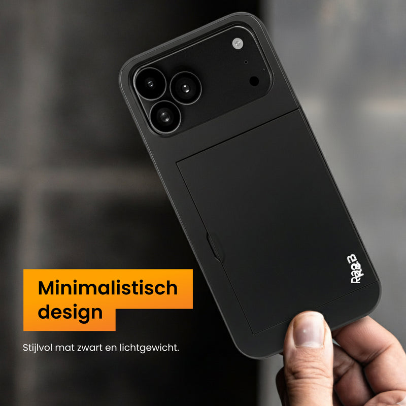 iPhone 17 Pro Max hoesje zwart achterkant