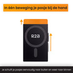 R2B MagSafe Pasjeshouder uitschuifbaar - 3 Pasjes - Wallet Kaarthouder