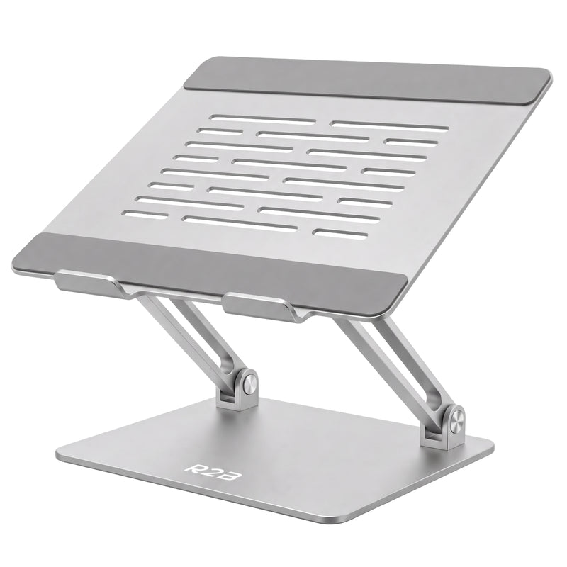R2B Laptop Standaard Ergonomisch - Verstelbaar - Zilver