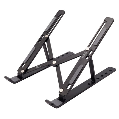 R2B Laptop Stand Foldable - Model Breda - 10 to 17 inches - Black