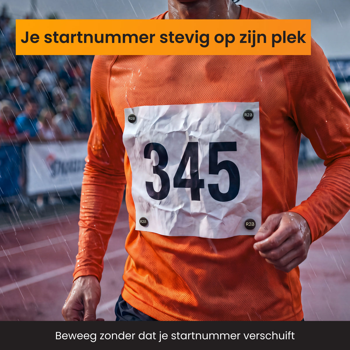 R2B Startnummer magneten - Set van 4 Paar (8 magneten)