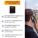 R2B iPhone 14 hoesje met MagSafe - Incl. Screenprotector - Zwart