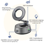 magsafe telefoonhouder auto met details over de functionaliteiten