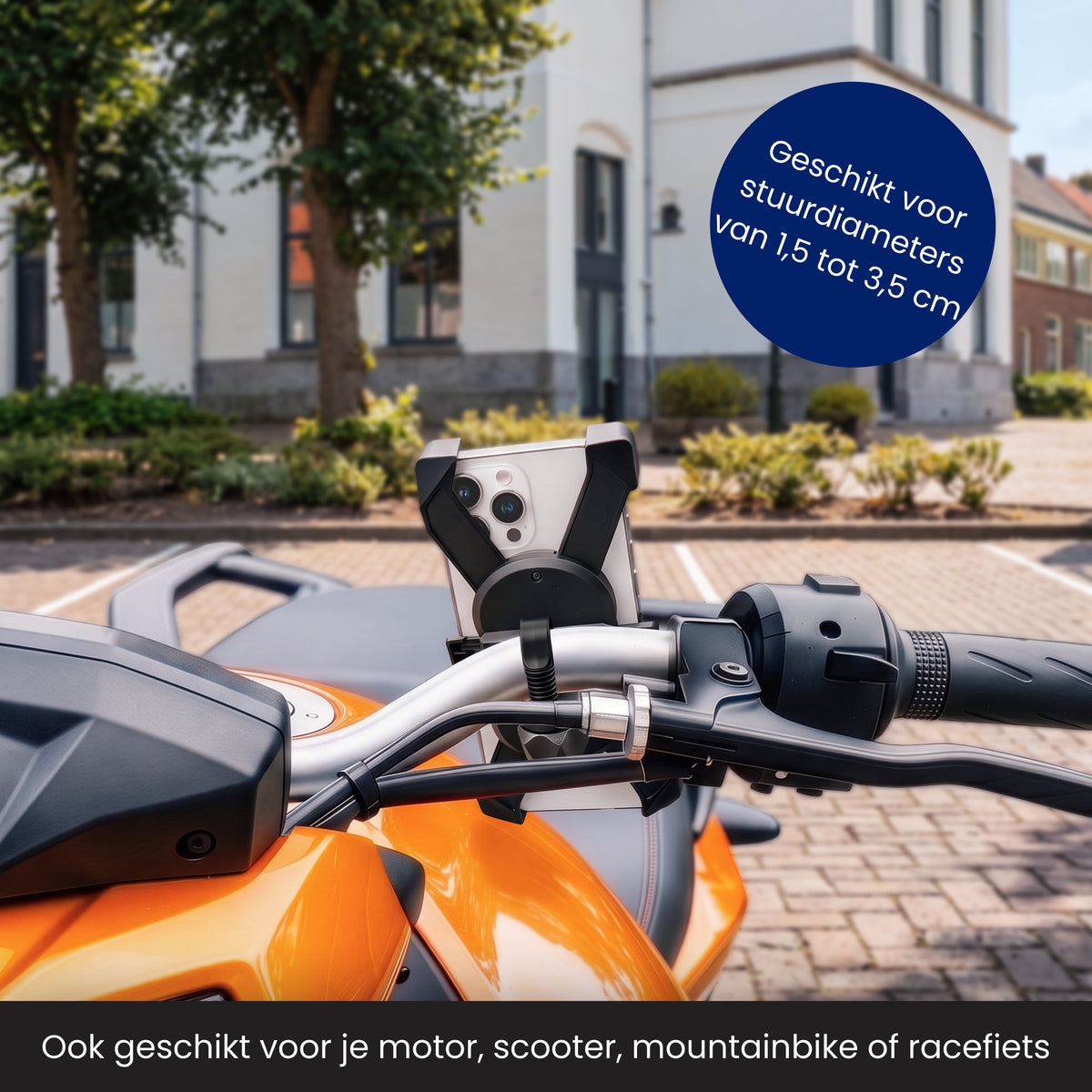 R2B Telefoonhouder Fiets en Scooter met 360° Rotatie - Telefoonhouder fiets