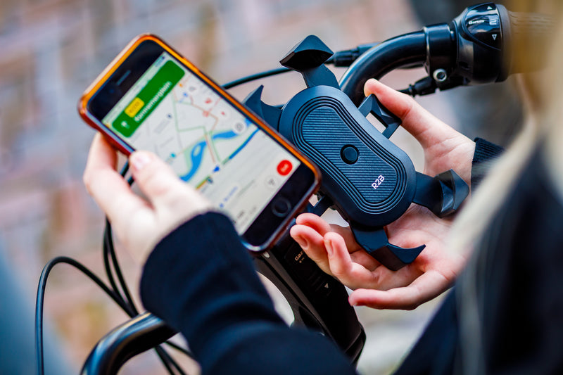 Telefoonhouder fiets video