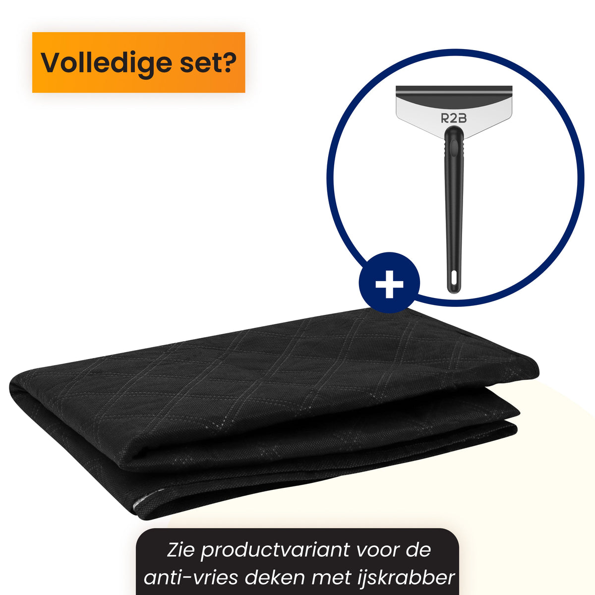 R2B Antivries Deken Auto - IJsdeken & Zonnescherm - Rijklaar & Beschermend - Universeel & Compact - Anti-vries deken