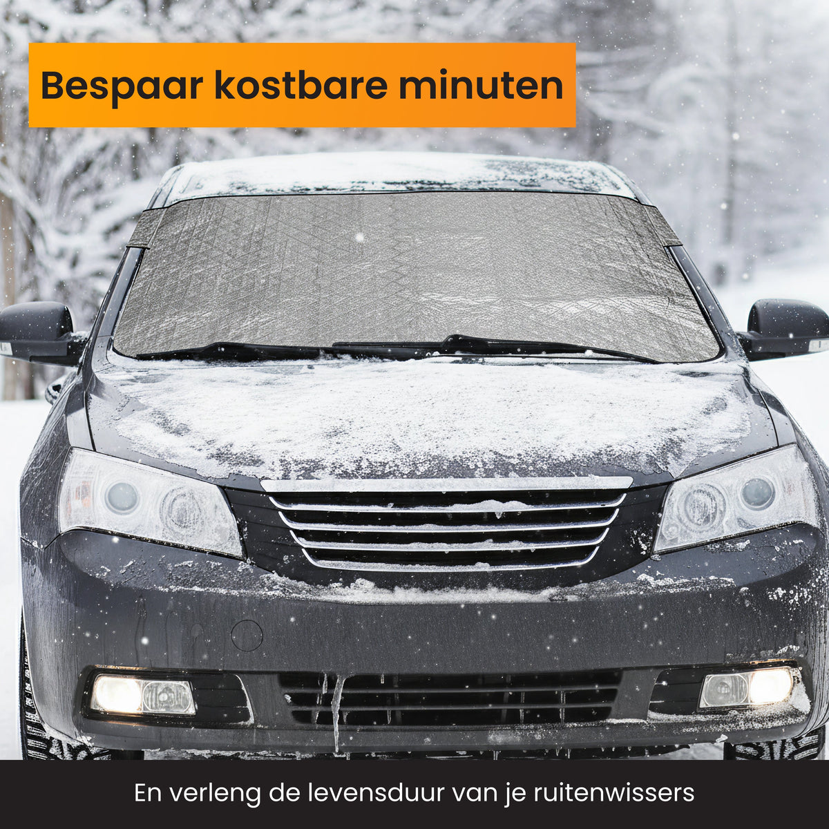 R2B Antivries Deken Auto - IJsdeken & Zonnescherm - Rijklaar & Beschermend - Universeel & Compact - Anti-vries deken