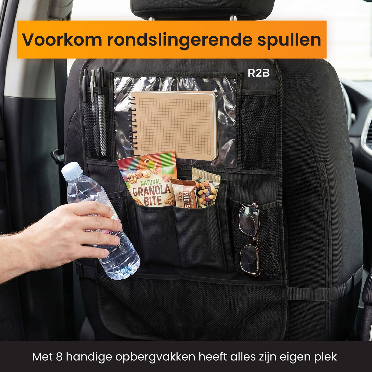 R2B Auto Organizer Autostoel - 1 Stuk - Autostoel Organizer voor Kinderen