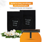 R2B Autoparfum Navulling - Tropische Witte Muskus - 2 stuks