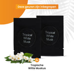 R2B Autoparfum Navulling - Tropische Witte Muskus - 2 stuks