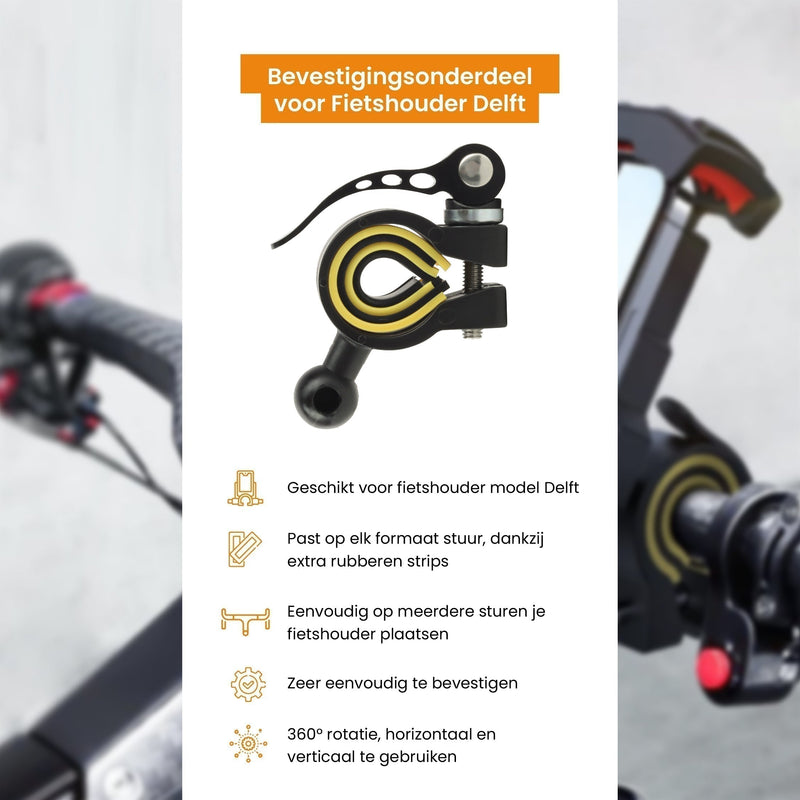 R2B Bevestigingsonderdeel voor Fietshouder model Delft - Telefoonhouder fiets