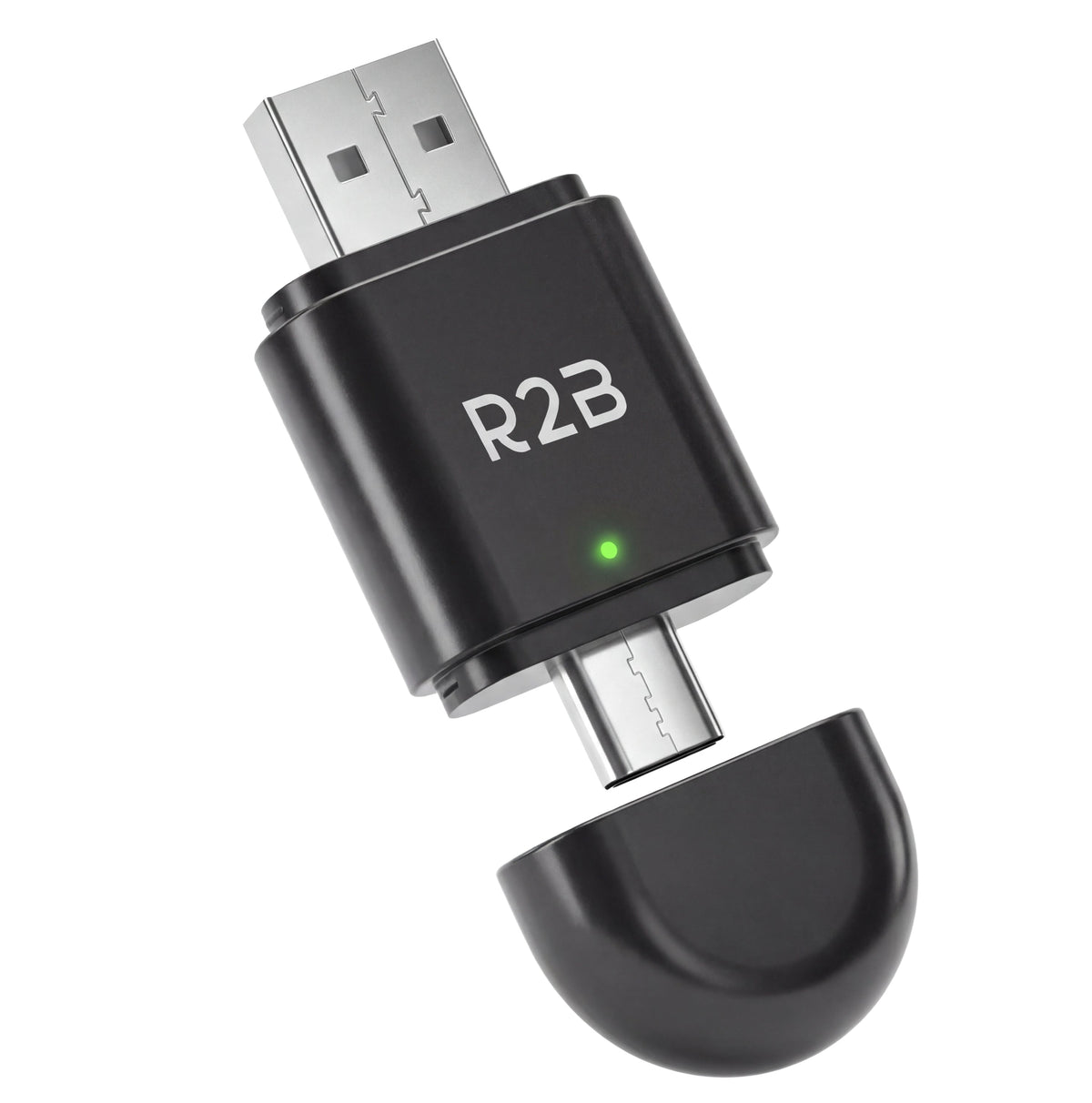 R2B Dongle Geschikt voor CarPlay en Android Auto - Draadloze Adapter