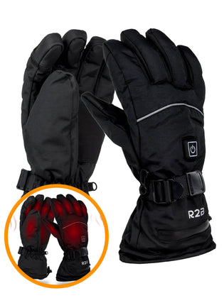 R2B Elektrische Verwarmde Handschoenen - Waterdicht & Oplaadbaar - Touchscreen