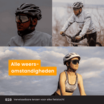 R2B Fietsbril - Inclusief 5 Glazen & Brillenkoker - 100% UV Bescherming - Heren & Dames - Zwart