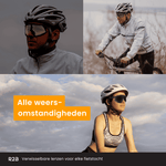 R2B Fietsbril met 5 verwisselbare lenzen voor elk weertype - Unisex & Universeel - Sportbril - Zonnebril voor Heren